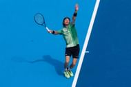 In Picture: Rublev in action (Getty)